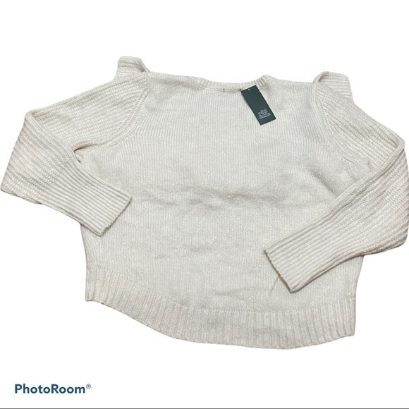 COPY - WILD FABLE CREWNECK RUFFLE PULLOVER SWEATER L - Picture 5 of 9